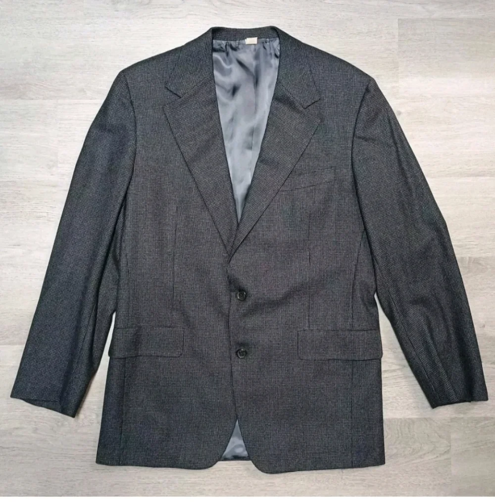 Hickey Freeman Nordstrom Mens Wool Sport Coat Blazer Jacket Houndsooth 41 Reg